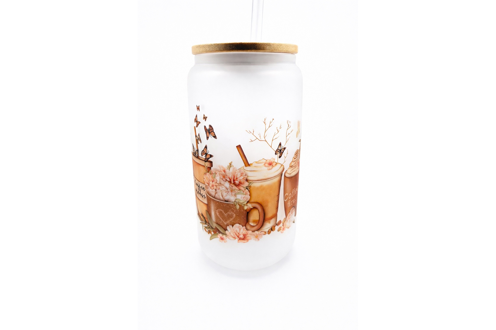 Sublimert glass med sugerør